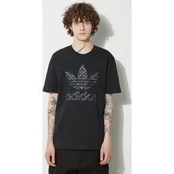 T-shirt męski Adidas Originals z krótkim rękawem czarny  - zdjęcie produktu
