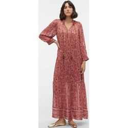 Sukienka Vero Moda w kwiaty luźna  - zdjęcie produktu