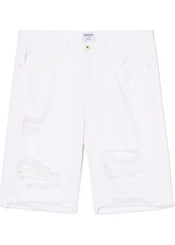 Cropp - Białe szorty loose - kremowy Cropp Cropp - kod rabatowy