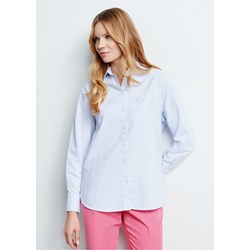 Koszula damska niebieska Ochnik z długimi rękawami z bawełny  - zdjęcie produktu