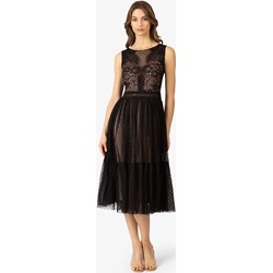 Sukienka APART bez rękawów midi czarna  - zdjęcie produktu