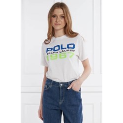 Bluzka damska Polo Ralph Lauren biała  - zdjęcie produktu