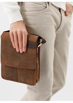 Wojas Mała Brązowa Torba Męska Ze Skóry Crazy Horse Wojas Wojas - kod rabatowy