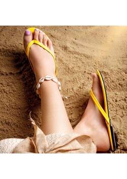 WJS Wjs Żółte Japonki Damskie Na Lato Wjs wyprzedaż Wojas - kod rabatowy