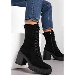 Botki Renee na platformie eleganckie  - zdjęcie produktu