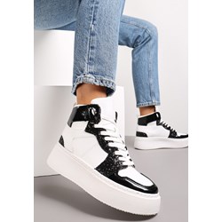 Renee buty sportowe damskie sneakersy wielokolorowe na platformie sznurowane  - zdjęcie produktu