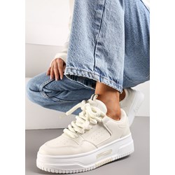 Buty sportowe damskie Renee sneakersy wiązane na platformie  - zdjęcie produktu