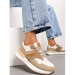 Buty sportowe damskie Renee sneakersy płaskie wiązane  - zdjęcie produktu
