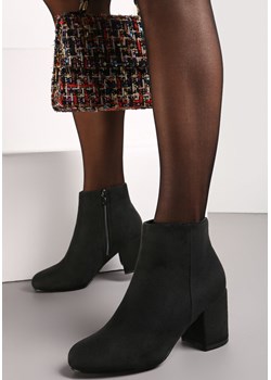 Czarne Botki Sleekness Renee  renee.pl - kod rabatowy