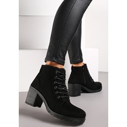 Botki Renee eleganckie gładkie  - zdjęcie produktu
