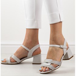 Sandały damskie Sergio Leone na lato eleganckie z klamrą  - zdjęcie produktu