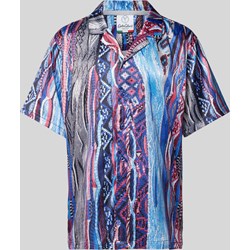 Carlo Colucci koszula męska w abstrakcyjne wzory  - zdjęcie produktu