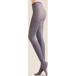 Rajstopy Gabriella bez wzorów z lycry szare casual  - zdjęcie produktu