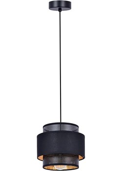 Czarna lampa wisząca z abażurem ażurowym - A512-Difa Lumes Edinos.pl - kod rabatowy