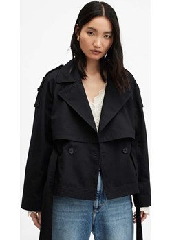 AllSaints kurtka BECKETTE TRENCH damska kolor czarny przejściowa W036OA ANSWEAR.com - kod rabatowy