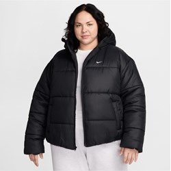 Czarna kurtka damska Nike z kapturem  - zdjęcie produktu