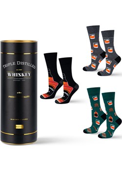 Zestaw 3x Skarpetki męskie kolorowe SOXO GOOD STUFF Whiskey Święta Boże Sklep SOXO okazja - kod rabatowy