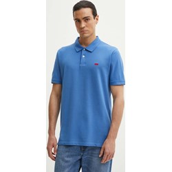 Niebieski t-shirt męski Levi's z krótkim rękawem  - zdjęcie produktu