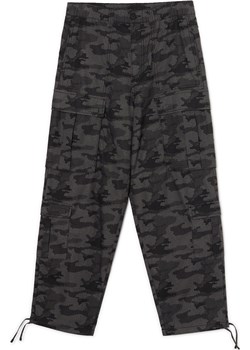 Cropp - Spodnie cargo ze wzorem moro - szary Cropp Cropp - kod rabatowy