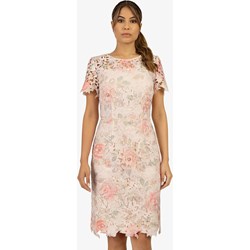 Sukienka APART mini różowa wiosenna z krótkim rękawem  - zdjęcie produktu
