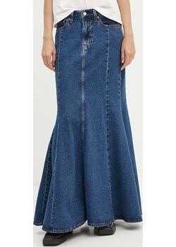 Levi&apos;s spódnica jeansowa kolor granatowy maxi rozkloszowana A8726 ANSWEAR.com - kod rabatowy