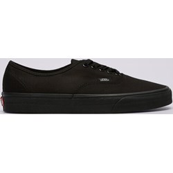 Czarne trampki męskie Vans authentic sznurowane na wiosnę sportowe  - zdjęcie produktu