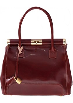 Torebki skórzane kuferki Genuine Leather Brąz Other PaniTorbalska - kod rabatowy