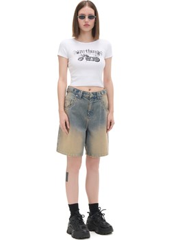 Cropp - Biała koszulka z motocyklem - biały Cropp Cropp - kod rabatowy