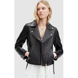 Kurtka damska AllSaints krótka ze skóry bez kaptura  - zdjęcie produktu