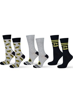 Zestaw 3x Skarpetki męskie | Batman DC Comics | na prezent | kolorowe Sklep SOXO - kod rabatowy