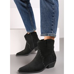 Botki Renee casual na zimę na zamek  - zdjęcie produktu