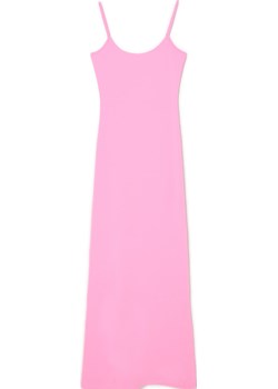 Cropp - Różowa sukienka maxi - różowy Cropp Cropp - kod rabatowy