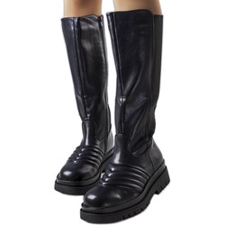 Kozaki damskie Bm na płaskiej podeszwie  - zdjęcie produktu