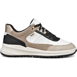 Buty sportowe damskie Geox sneakersy wiązane na płaskiej podeszwie wiosenne  - zdjęcie produktu