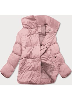 KRÓTKA KURTKA ZIMOWA Z WYSOKĄ STÓJKĄ RÓŻOWA (5M729-46) Goodlookin.pl wyprzedaż goodlookin.pl - kod rabatowy