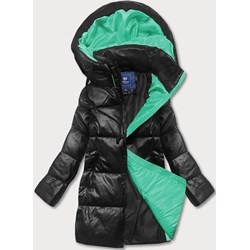 Kurtka damska Goodlookin.pl z kapturem długa poliestrowa  - zdjęcie produktu