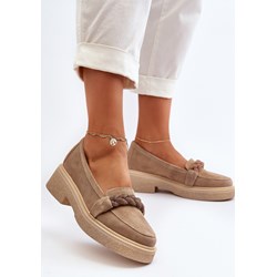 Mokasyny Zazoo zamszowe na wiosnę  - zdjęcie produktu