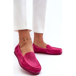 Mokasyny S.Barski płaskie zamszowe bez zapięcia  - zdjęcie produktu