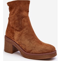 Botki zamszowe  - zdjęcie produktu