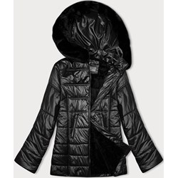 Kurtka damska czarna Goodlookin.pl z kapturem z poliestru  - zdjęcie produktu