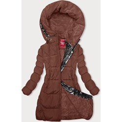 Kurtka damska Goodlookin.pl długa z kapturem z poliestru  - zdjęcie produktu