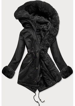 PARKA DAMSKA ZIMOWA NA MISIU CZARNA (BR529-101) Goodlookin.pl goodlookin.pl - kod rabatowy