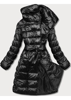 PIKOWANA KURTKA DAMSKA Z WYSOKĄ STÓJKĄ CZARNY (J9-061) Goodlookin.pl goodlookin.pl - kod rabatowy