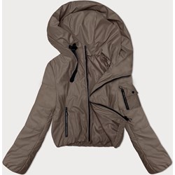 Goodlookin.pl kurtka damska krótka brązowa z kapturem  - zdjęcie produktu
