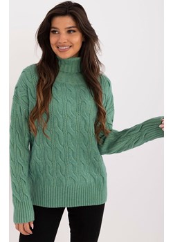 Pistacjowy golf damski AT-SW-23445.00, Kolor pistacjowy, Rozmiar uniwersalny, Wool Fashion Italia promocja Primodo - kod rabatowy