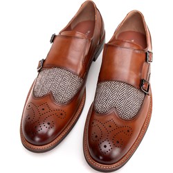 Półbuty męskie WITTCHEN brązowe eleganckie  - zdjęcie produktu