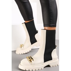 Botki Born2be na zamek na płaskiej podeszwie  - zdjęcie produktu