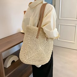 Torba letnia Valetta.pl skórzana duża wakacyjna na ramię  - zdjęcie produktu