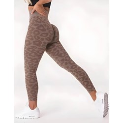 Brązowe spodnie damskie Valetta.pl sportowe  - zdjęcie produktu