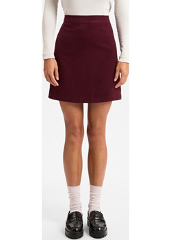 Marie Lund Damska spódnica mini Kobiety Sztuczne włókno bordowy jednolity Marie Lund wyprzedaż vangraaf - kod rabatowy